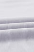 U Neck Button Knit Long Sleeve Top